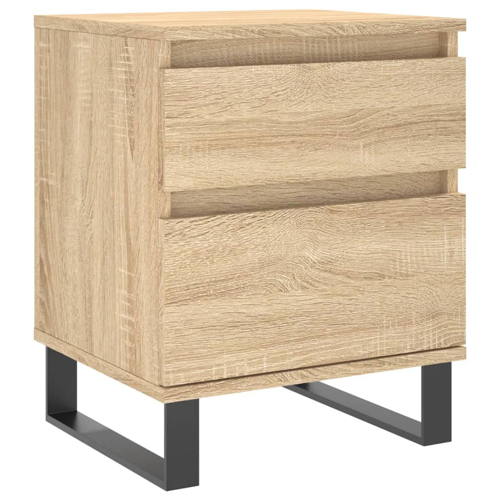 Nachtkastjes 2 st 40x35x50 cm sonoma eikenkleurig MeubelReus