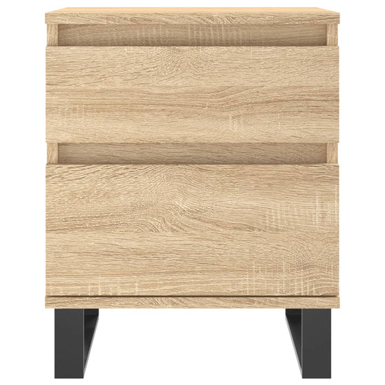 Nachtkastjes 2 st 40x35x50 cm sonoma eikenkleurig MeubelReus