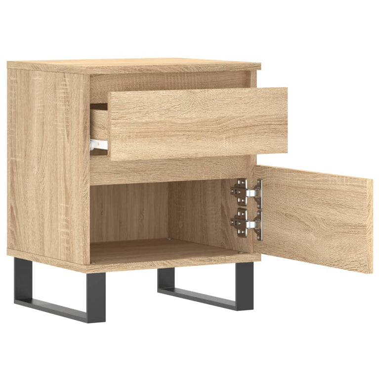 Nachtkastjes 2 st 40x35x50 cm sonoma eikenkleurig MeubelReus