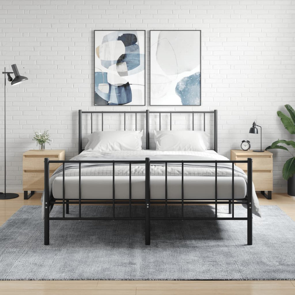Nachtkastjes 2 st 40x35x50 cm sonoma eikenkleurig MeubelReus