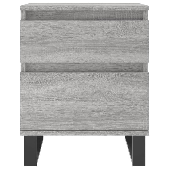 Nachtkastjes 2 st 40x35x50 cm bewerkt hout grijs sonoma eiken MeubelReus