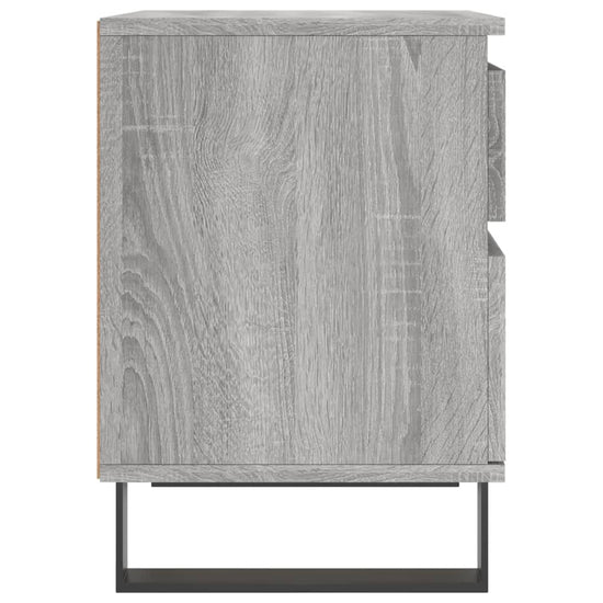 Nachtkastjes 2 st 40x35x50 cm bewerkt hout grijs sonoma eiken MeubelReus