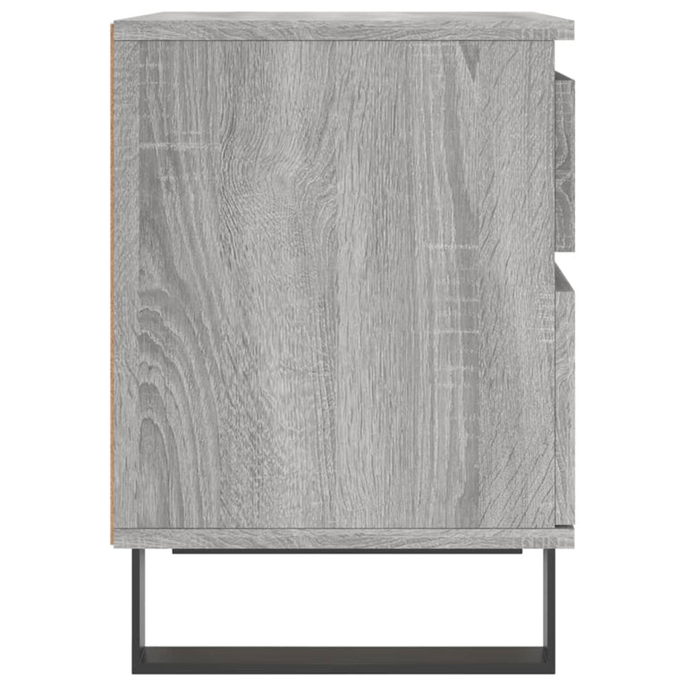 Nachtkastjes 2 st 40x35x50 cm bewerkt hout grijs sonoma eiken MeubelReus