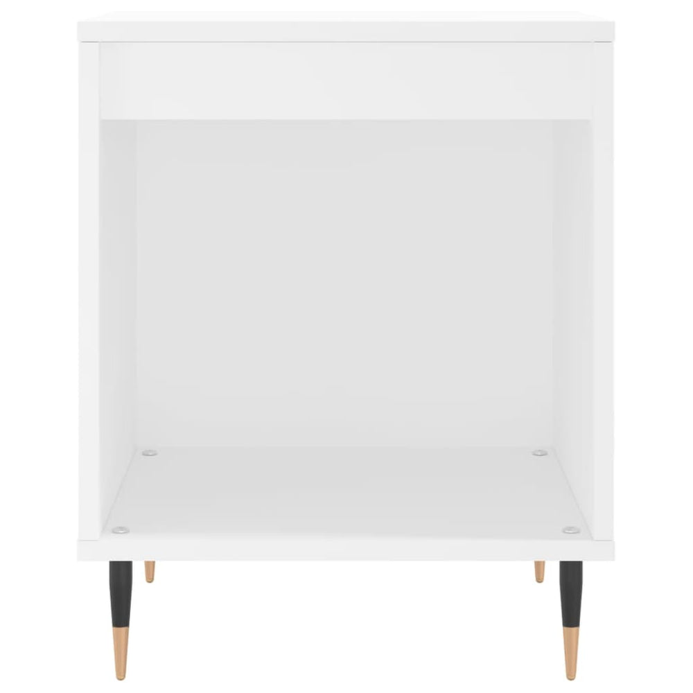 Nachtkastjes 2 st 40x35x50 cm bewerkt hout wit MeubelReus