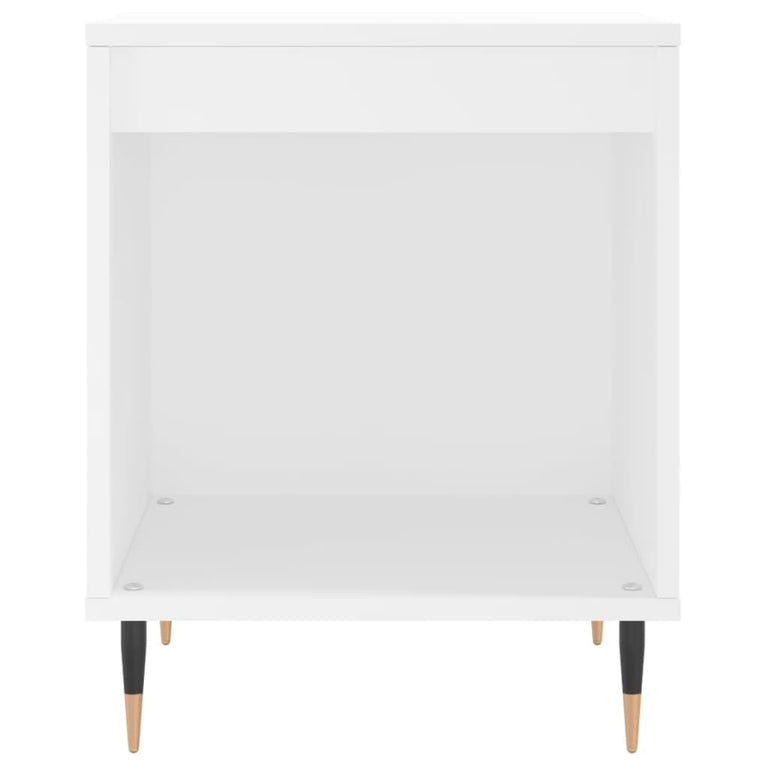 Nachtkastjes 2 st 40x35x50 cm bewerkt hout wit MeubelReus