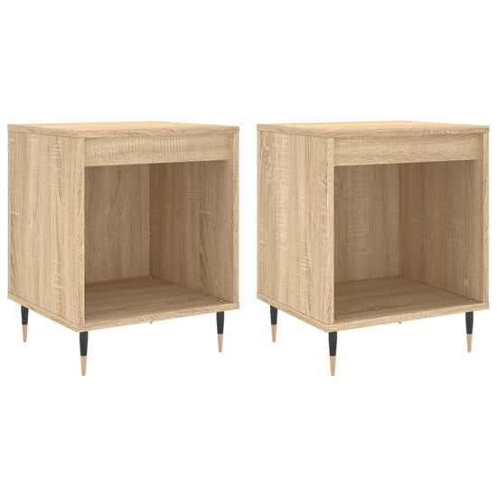 Nachtkastjes 2 st 40x35x50 cm sonoma eikenkleurig MeubelReus