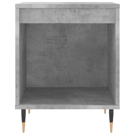 Nachtkastje 40x35x50 cm bewerkt hout betongrijs MeubelReus