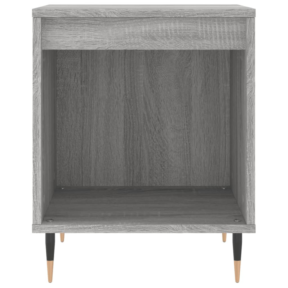 Nachtkastjes 2 st 40x35x50 cm bewerkt hout grijs sonoma eiken MeubelReus