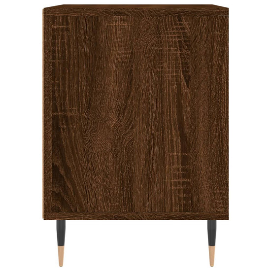 Nachtkastjes 2 st 40x35x50 cm bewerkt hout bruin eikenkleur MeubelReus