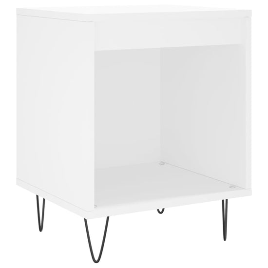 Nachtkastjes 2 st 40x35x50 cm bewerkt hout wit MeubelReus