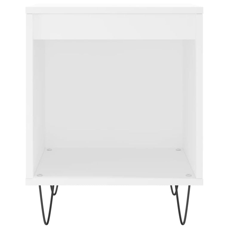 Nachtkastjes 2 st 40x35x50 cm bewerkt hout wit MeubelReus