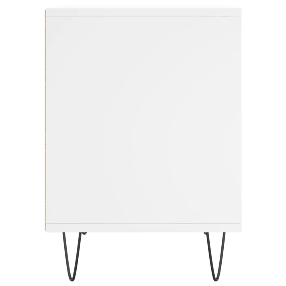 Nachtkastjes 2 st 40x35x50 cm bewerkt hout wit MeubelReus