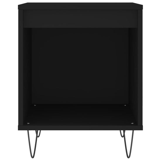 Nachtkastjes 2 st 40x35x50 cm bewerkt hout zwart MeubelReus