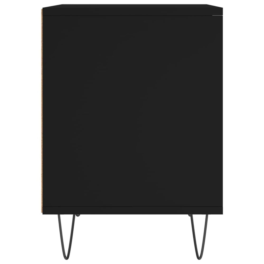 Nachtkastjes 2 st 40x35x50 cm bewerkt hout zwart MeubelReus