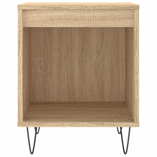 Nachtkastje 40x35x50 cm bewerkt hout sonoma eikenkleurig MeubelReus
