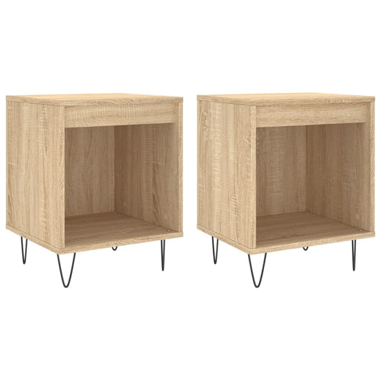 Nachtkastjes 2 st 40x35x50 cm sonoma eikenkleurig MeubelReus