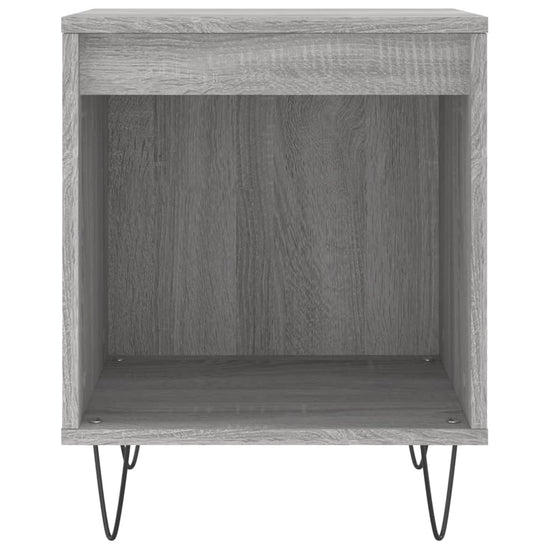 Nachtkastjes 2 st 40x35x50 cm bewerkt hout grijs sonoma eiken MeubelReus