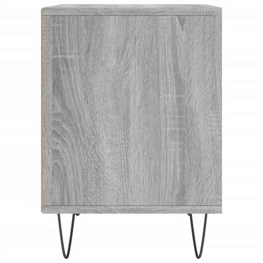 Nachtkastjes 2 st 40x35x50 cm bewerkt hout grijs sonoma eiken MeubelReus