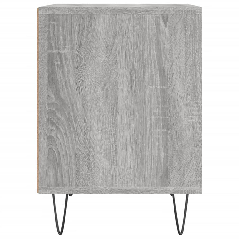 Nachtkastjes 2 st 40x35x50 cm bewerkt hout grijs sonoma eiken MeubelReus