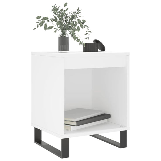 Nachtkastjes 2 st 40x35x50 cm bewerkt hout wit MeubelReus