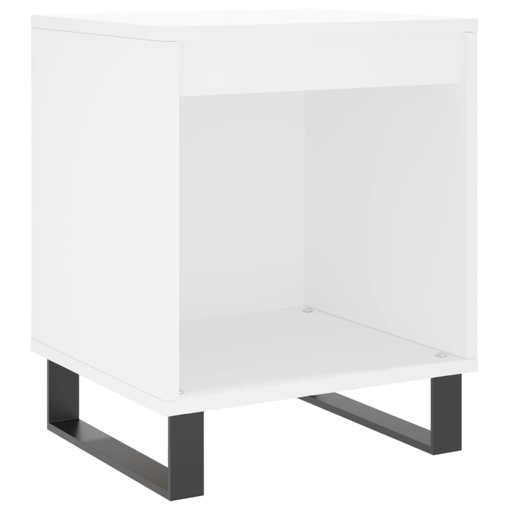 Nachtkastjes 2 st 40x35x50 cm bewerkt hout wit MeubelReus