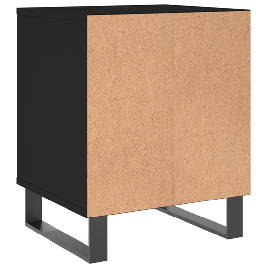 Nachtkastjes 2 st 40x35x50 cm bewerkt hout zwart MeubelReus