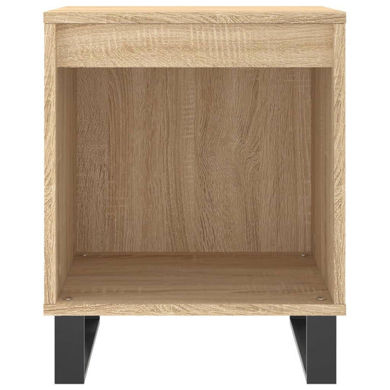 Nachtkastje 40x35x50 cm bewerkt hout sonoma eikenkleurig MeubelReus