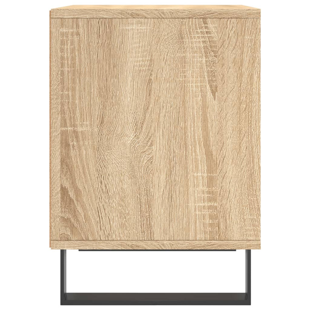 Nachtkastje 40x35x50 cm bewerkt hout sonoma eikenkleurig MeubelReus