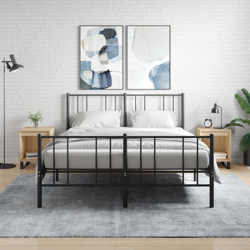 Nachtkastjes 2 st 40x35x50 cm sonoma eikenkleurig MeubelReus