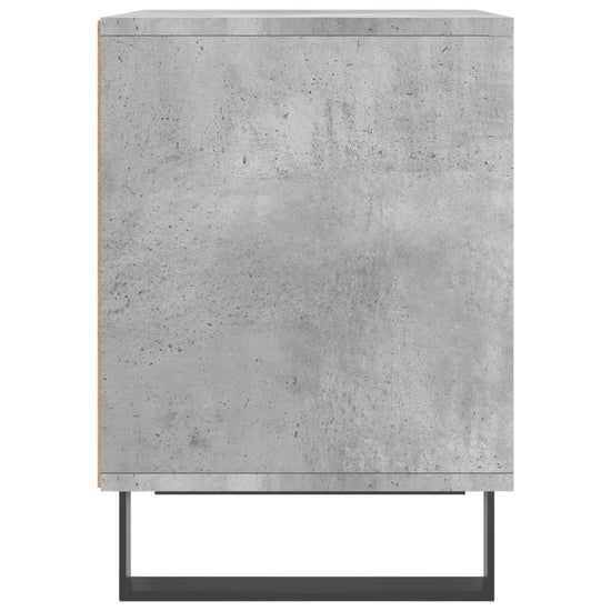 Nachtkastje 40x35x50 cm bewerkt hout betongrijs MeubelReus