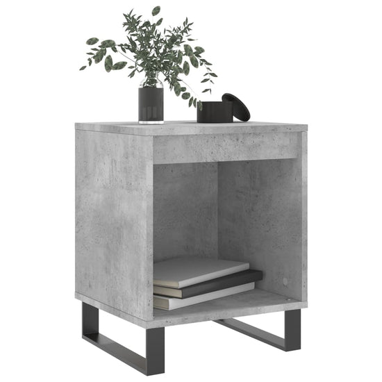 Nachtkastjes 2 st 40x35x50 cm bewerkt hout betongrijs MeubelReus