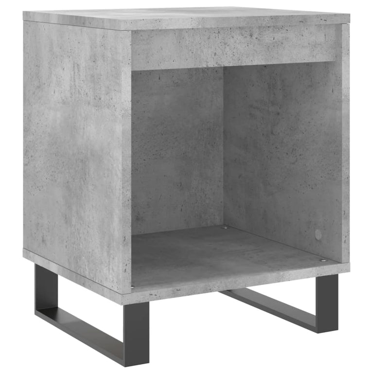 Nachtkastjes 2 st 40x35x50 cm bewerkt hout betongrijs MeubelReus