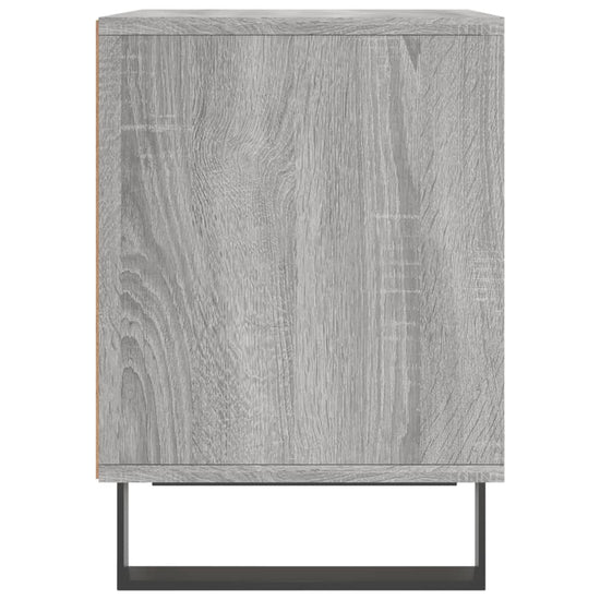 Nachtkastje 40x35x50 cm bewerkt hout grijs sonoma eikenkleurig MeubelReus