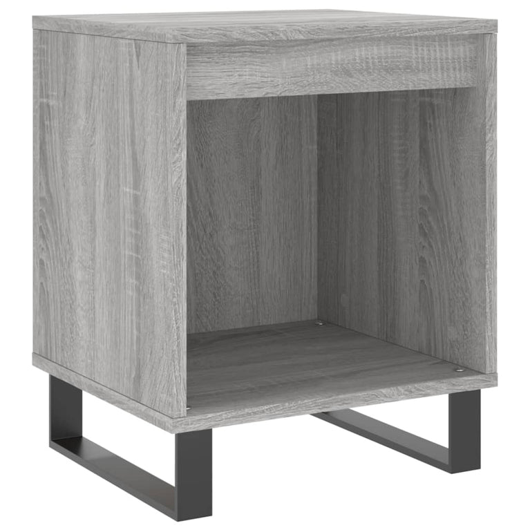 Nachtkastjes 2 st 40x35x50 cm bewerkt hout grijs sonoma eiken MeubelReus