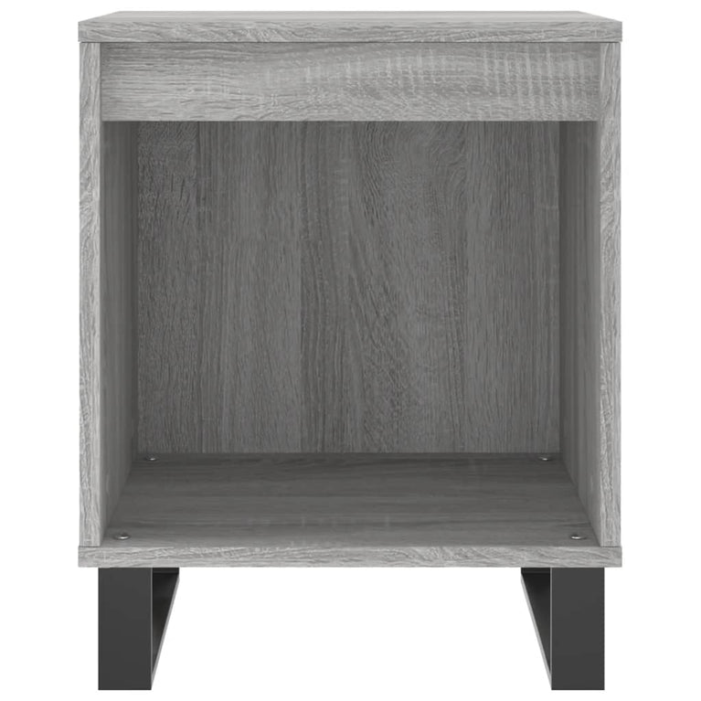 Nachtkastjes 2 st 40x35x50 cm bewerkt hout grijs sonoma eiken MeubelReus