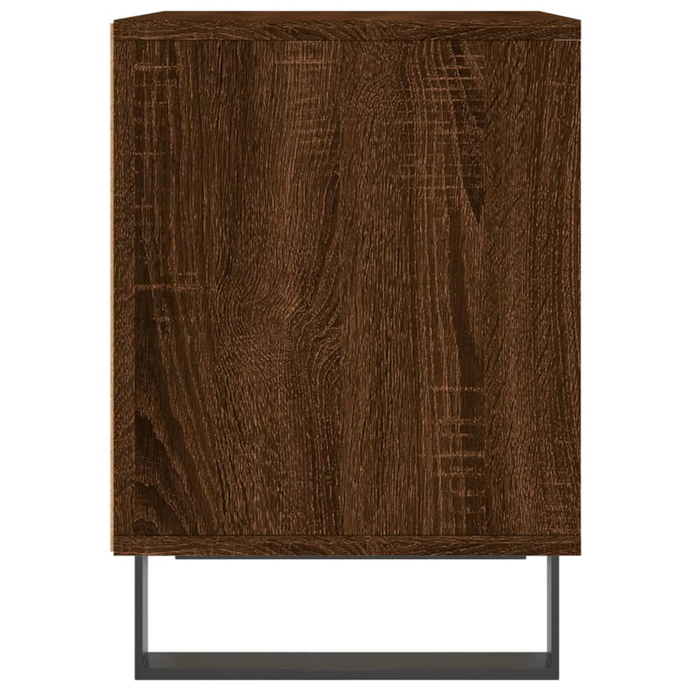 Nachtkastjes 2 st 40x35x50 cm bewerkt hout bruin eikenkleur MeubelReus