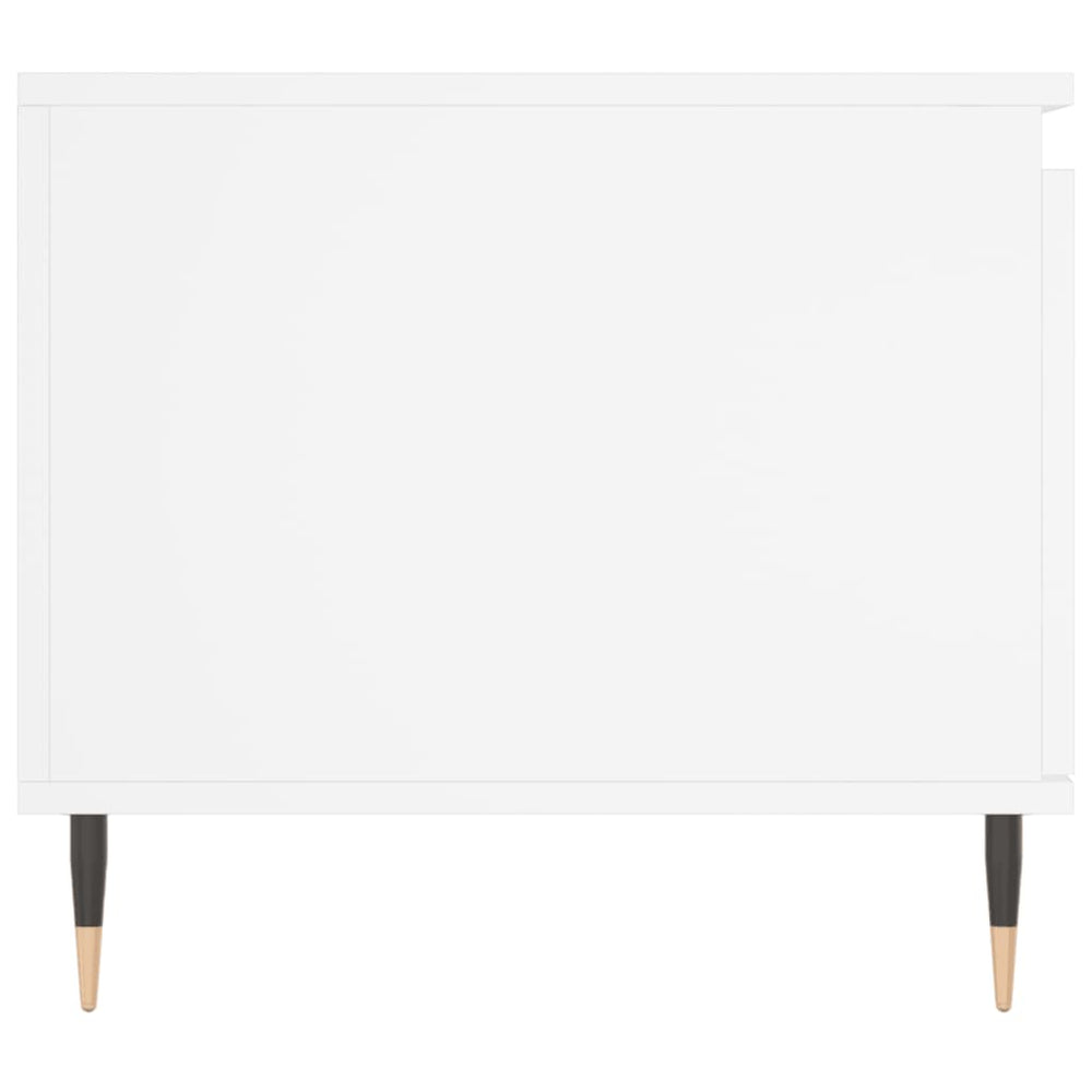 Salontafel 100x50x45 cm bewerkt hout wit MeubelReus