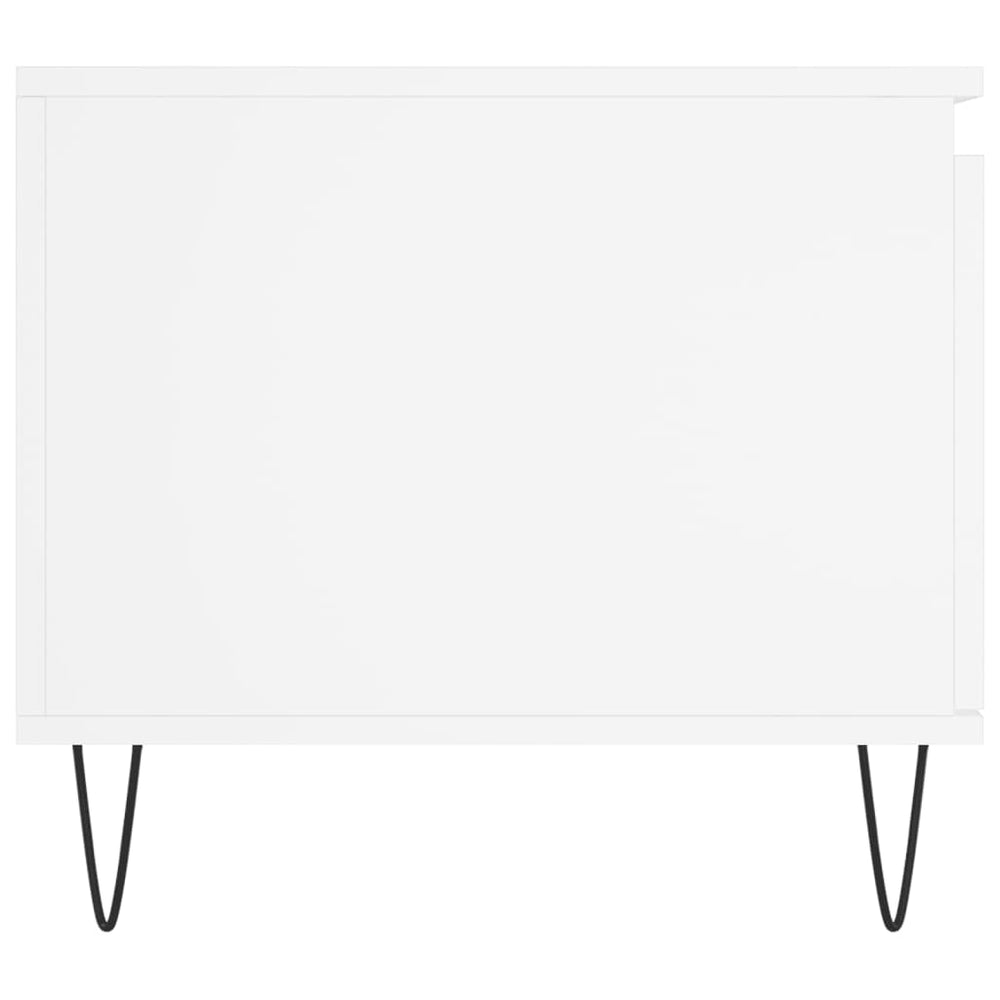 Salontafel 100x50x45 cm bewerkt hout wit MeubelReus