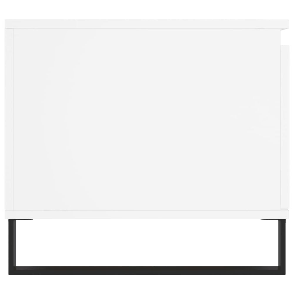 Salontafel 100x50x45 cm bewerkt hout wit MeubelReus