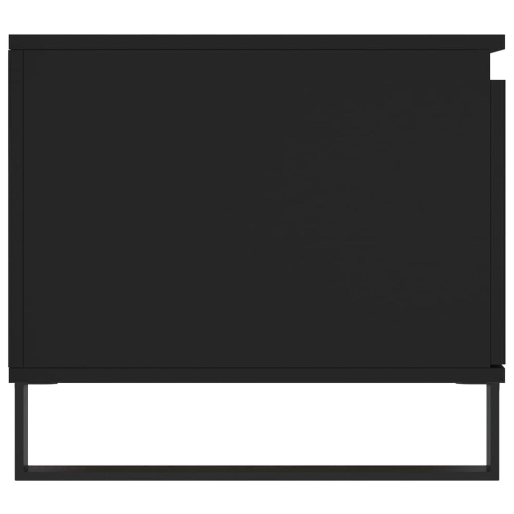 Salontafel 100x50x45 cm bewerkt hout zwart MeubelReus