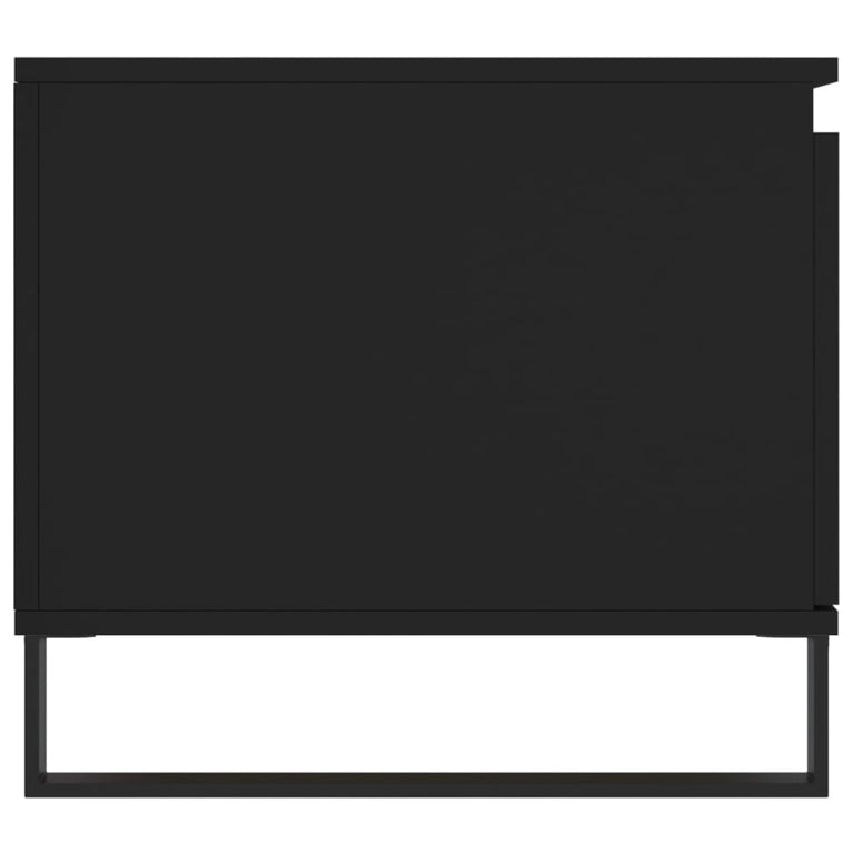 Salontafel 100x50x45 cm bewerkt hout zwart MeubelReus