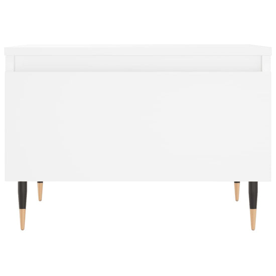 Salontafel 50x46x35 cm bewerkt hout wit MeubelReus