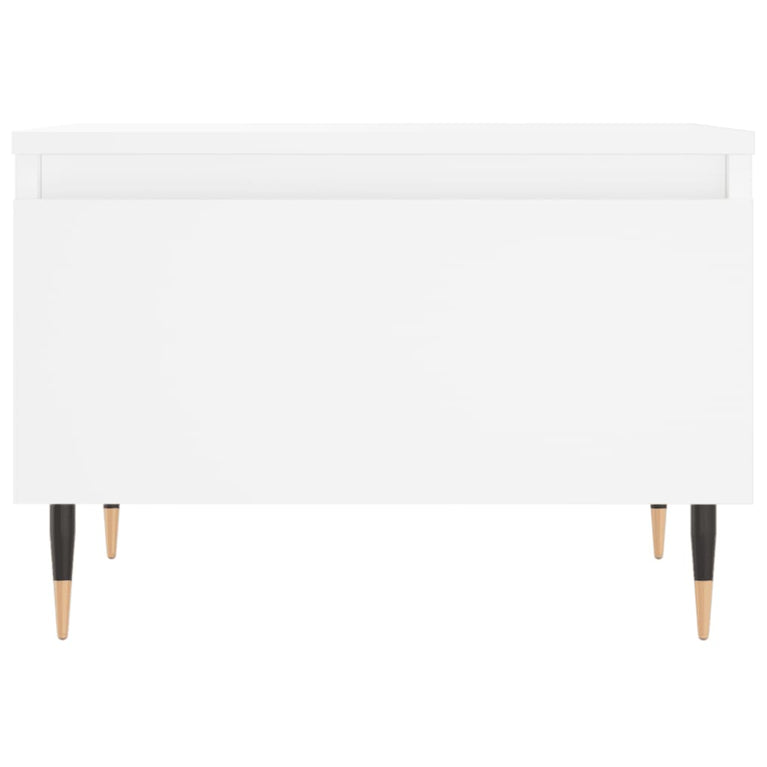 Salontafel 50x46x35 cm bewerkt hout wit MeubelReus