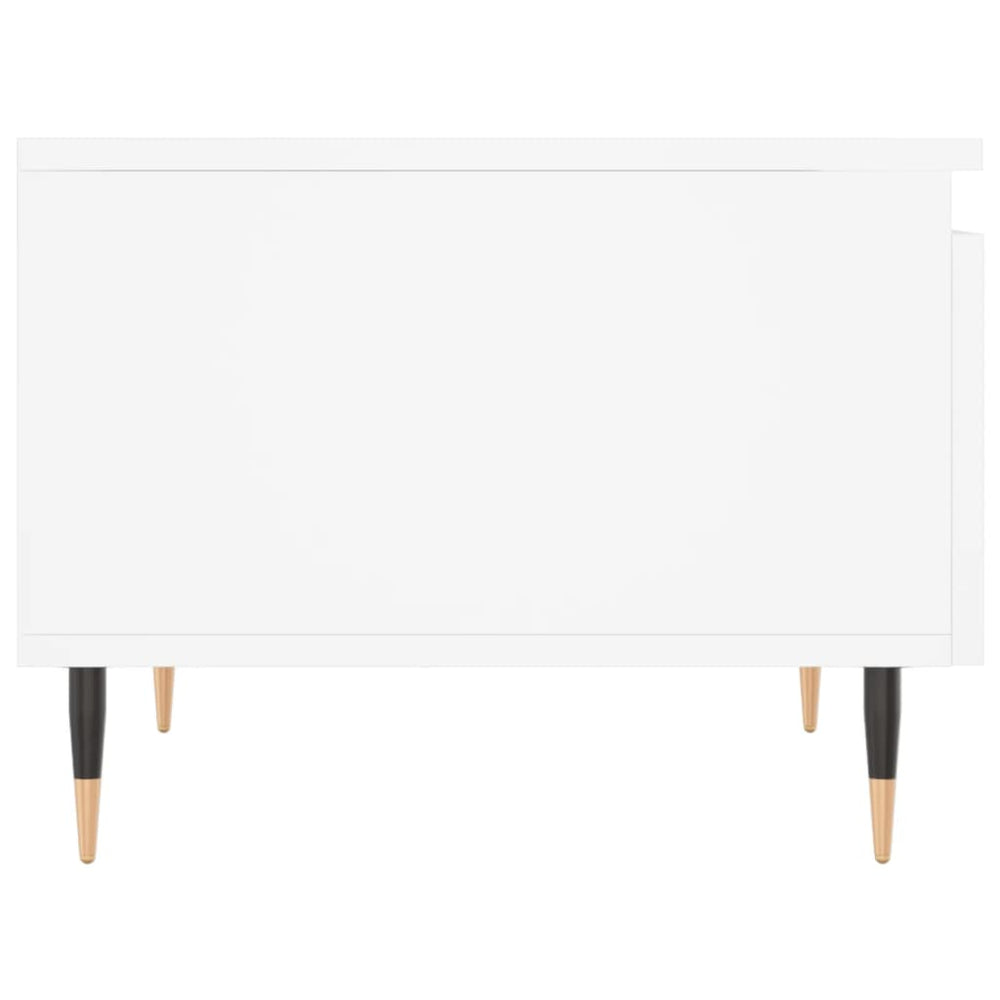 Salontafel 50x46x35 cm bewerkt hout wit MeubelReus