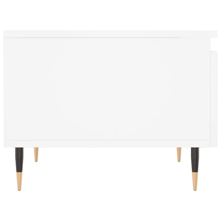 Salontafel 50x46x35 cm bewerkt hout wit MeubelReus