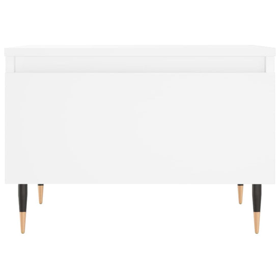 Salontafels 2 st 50x46x35 cm bewerkt hout wit MeubelReus