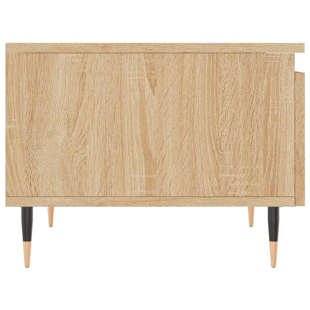 Salontafel 50x46x35 cm bewerkt hout sonoma eikenkleurig MeubelReus