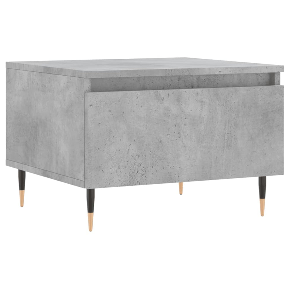 Salontafels 2 st 50x46x35 cm bewerkt hout betongrijs MeubelReus