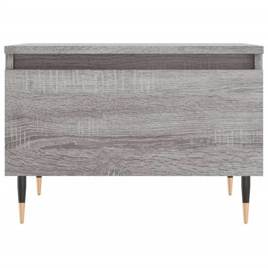 Salontafels 2 st 50x46x35 cm bewerkt hout grijs sonoma eiken MeubelReus