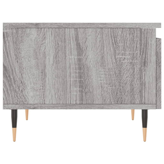Salontafels 2 st 50x46x35 cm bewerkt hout grijs sonoma eiken MeubelReus